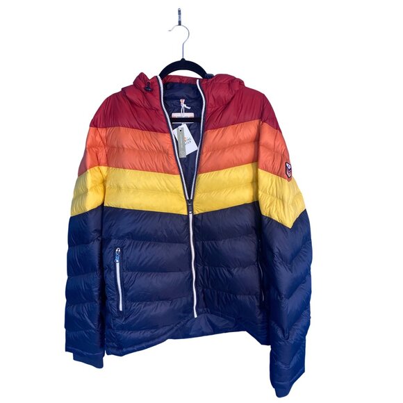 NWT Marine Layer Retro Portillo Down Puffer Jacket Men's Large MSRP$248 - Picture 11 of 16